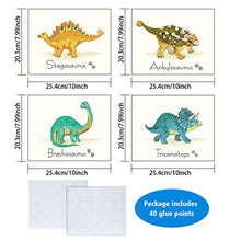 Load image into Gallery viewer, Outus 9 Pieces Dinosaur Wall Art Prints Dinosaurs Poster Wall Decals with Unframed Pictures Dinosaur Birthday Gift for Nursery and Kids Room Decorations