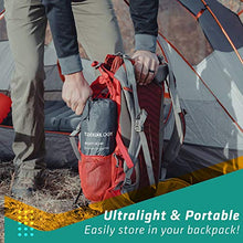 Load image into Gallery viewer, Inflatable Sleeping Mat Camping Mats UL140 Portable Camping Mattress Roll Mat Air Sleeping Pad, 12.5cm Thick, 76cm Wide Backpacking Sleep Pad with Built-in Inflating Foot Pump for Hike, Camp