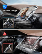 Load image into Gallery viewer, LISEN Car Phone Holder 2021 Upgrade Hook Magnetic Phone Holder Car Mount 12X N52 Strongest Magnet Air Vent Universal Mobile Phone Mount For Car Accessories Compatible With iPhone 13 12 Pro Max Samsung