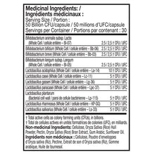 Load image into Gallery viewer, NATURELO Probiotic Supplement - 50 Billion CFU - 11 Strains - One Daily - Helps Support Digestive & Immune Health - Delayed Release - No Refrigeration Needed - 30 Vegan Capsules