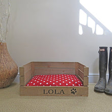 Load image into Gallery viewer, wooden bed for dogs