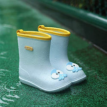 Load image into Gallery viewer, Nasogetch Kids Wellies Boys Girls Wellington Boots Rain Boots Lightweight Waterproof Blue 150 UK5.5/6