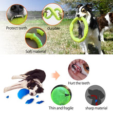 Load image into Gallery viewer, LaRoo Dog Flying Ring Toys,Floating Flying Dog Disc Toys,Summer Pet Training Outdoor Durable Chew Toys for Medium and Large dogs (Medium Orange/22cm)