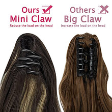 Load image into Gallery viewer, Ponytail Extensions Claw Long Wavy Curly Clip in Ponytail Hair Extension Hairpiece One Piece Mini Jaw Synthetic Pony Tail Hairpieces 18"