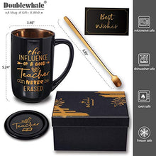Load image into Gallery viewer, Teacher Gifts Coffee Mug Appreciation Thank You Gifts for Teacher Tutor Birthday, Christmas Gifts Idear for Teacher Valentines Gifts 18Oz Ceramic Tea Cup