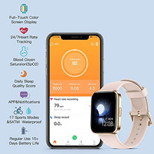 Load image into Gallery viewer, Smart Watch Fitness Tracker with 24/7 Heart Rate, Blood Oxygen Blood Pressure, and Sleep Monitor, Full Touch 5 ATM Waterproof Smartwatch, Step Counter Watch for Kids Women Men for Android iPhone