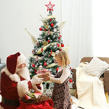 Load image into Gallery viewer, Christmas Tree Decoration Set, 78pcs ROSELEAF Shatterproof Christmas Tree Baubles Decorations Red and White Christmas Ball for Christmas Tree, Wedding Party