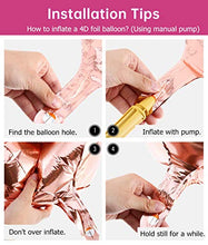 Load image into Gallery viewer, Balloon Arch Kit, Grey Pink Latex Party Balloon & 4D Rose Gold Foil Balloons Decoration, 109PCS (53pcs Double-Stuffed Pastel Balloons) for Valentine's Day, Wedding Baby Shower Birthday