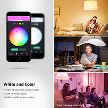 Load image into Gallery viewer, LE WiFi Smart Bulb E27, RGB Colour Changing, Warm to Cool White LED Screw Bulb, 9W, Dimmable, 806LM, RGBCW, APP and Voice Control, Works with Alexa and Google Home, Pack of 2 (2.4GHz Only)