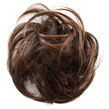 Load image into Gallery viewer, PRETTYSHOP Hairpiece Scrunchie Scrunchy Bun Updo Bridal Hairstyle Ponytail Wavy Brown Mix G26B