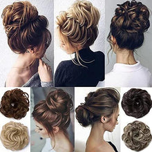 Load image into Gallery viewer, Hair Buns Hair Piece Scrunchies for Women Wavy Curly Ponytail Extensions Synthetic Donut Updo Hair Chignons Hair Accessories Thick Hair Pieces 4-30#
