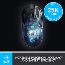 Load image into Gallery viewer, Logitech G903 LIGHTSPEED Wireless Gaming Mouse, HERO 25K Sensor, 25,600 DPI, RGB, Lightweight, Programmable Buttons, 140h Battery Life, POWERPLAY-compatible, Ambidextrous, PC/Mac - Black