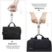 Load image into Gallery viewer, MYCARBON Luggage Scale Portable Digital Scale Electronic Suitcase Scale Hanging Scales Luggage Weighing Scale 110 Pound/ 50 Killogram with Backlit with Tare Function Lightweigh for Travel