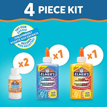 Load image into Gallery viewer, Elmer’s Colour Changing Slime Kit | Slime Supplies Include Colour Changing Glue | With Magical Liquid Slime Activator | Activates with UV Light | 4 Piece Kit