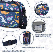 Load image into Gallery viewer, Momcozy Lunch Bag for Kids & Adult, Dinosaur Insulated Lunch Box Snack Box with Strap for Boys & Girls, Child Thermal Tote Cooler Bag Portable Leak Proof for School Picnic Outdoor or Work