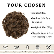 Load image into Gallery viewer, Messy Hair Bun Hair Piece Hair Scrunchie for Women Girls Wavy Curly Ponytail Extension Updo Hair Accessories Donut Hair Chignons