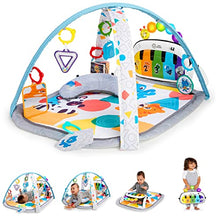 Load image into Gallery viewer, Baby Einstein, 4-in-1 Kickin' Tunes Music and Language Discovery Play Gym with Piano, Activity Gym and Play Mat with Detachable Activity Toys, Lights, Sounds and Music, Ages Newborn +