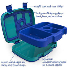 Load image into Gallery viewer, Bentgo Kids Prints (Sharks) - Leak-Proof, 5-Compartment Bento-Style Kids Lunch Box - Ideal Portion Sizes for Ages 3 to 7 - BPA-Free and Food-Safe Materials