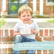Load image into Gallery viewer, Wooden Milestone Blocks for Baby Boy & Girl - Gender Neutral Daily, Weekly & Monthly Baby Milestone Age Blocks for Baby Pictures - Made with Eco Friendly Premium Pine Wood & Certified Non Toxic Paint