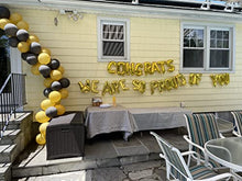 Load image into Gallery viewer, JeVenis Set of 11 We Are So Proud of You Balloon Graduation Banner Congratulations Banner Graduation Party Decorations Graduation Commencement Decoration for College High School