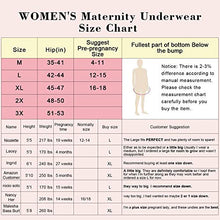 Load image into Gallery viewer, SUNNYBUY Women's Maternity High Waist Underwear Pregnancy Seamless Soft Hipster Panties Over Bump (1Black 1Skin-2pk L)