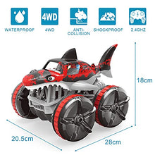 Load image into Gallery viewer, Baztoy Remote Control Crawler Car, Kids Toys Waterproof RC Truck Rechargeable 4WD Off Road Radio Controlled Model Vehicle Cool Gadget Gift for Boys Girls Teenager Children Indoor Outdoor Garden Game