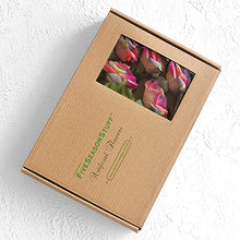 Load image into Gallery viewer, FiveSeasonStuff Real Touch Roses Artificial Flower 10 Stems Silk Roses 'Fresh Like ‘Petal Feel’ Bouquet of Flowers Floral Arrangements (Rainbow #17)