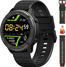 Load image into Gallery viewer, IOWODO X5 Smart Watch for Men, Women 1.3in Full Touch Screen Fitness Tracker w Heart Rate Sleep Monitor, 5ATM Waterproof Fitness Watch w Calorie Step Counter, Smartwatch for iPhone Android Phones