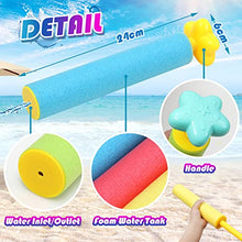 Load image into Gallery viewer, Water Gun Pool Toys Water Blaster, 4 Pack Foam Water Pistols for Kids Swimming Beach Play Game Paddling Pool Toy