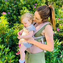 Load image into Gallery viewer, Bebamour Baby Carrier 3D Air Mesh Baby Carrier Backpack for Newborn to Toddler, Approved by Safety Standard, Ergonomic Baby Hip Seat 6 in 1 Front Carrier (3D Air Grey with Designed)