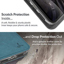 Load image into Gallery viewer, Snakehive Vintage Wallet for Apple iPhone 11 || Real Leather Wallet Phone Case || Genuine Leather with Viewing Stand & 3 Card Holder || Flip Folio Cover with Card Slot (Teal)