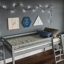Load image into Gallery viewer, Vida Designs Sydney High Sleeper Cabin Bunk Bed With Ladder, Solid Pine Wood Frame, Kids Children, Single 3 Foot, Grey