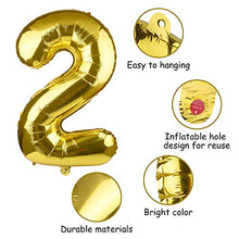 Load image into Gallery viewer, MIAHART 2022 Graduation Party Decoration 2022 XXL Set,2022 Giant Foil Balloons, Black Gold and White Balloon Kit Foil Balloon Decorations for Graduation Theme Party Supplies