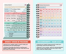 Load image into Gallery viewer, Slimming World Compatible Food Diet Diary Log Journal Weight Loss Wellness 7 Week Duration with Stickers 2022