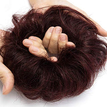 Load image into Gallery viewer, 100% Human Hair Messy Hair Bun Extension Curly Hair Scrunchies Chignon Extensions Updo Bun Ponytail Donut Hairpiece for Women