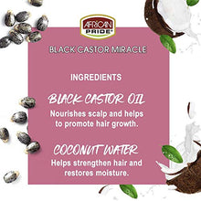 Load image into Gallery viewer, African Pride Black Castor Miracle Take Down Moisture & Detangling Masque - Hydrates, Restores Dry Hair, Contains Black Castor Oil & Coconut Water, Conditions, Removes Build-Up, Prevent Breakage, 8 oz