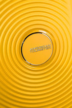 Load image into Gallery viewer, American Tourister - Soundbox Spinner Expandable, 77cm, 97/110 L - 4.2 KG, Yellow (Golden Yellow)