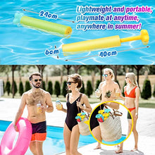 Load image into Gallery viewer, Water Gun Pool Toys Water Blaster, 4 Pack Foam Water Pistols for Kids Swimming Beach Play Game Paddling Pool Toy