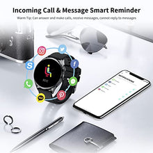Load image into Gallery viewer, Luoba Smart Watch for Men,Call Receive/Dial Smartwatch for Android & iOS,Activity Fitness Tracker with Heart Rate,Sleep Monitor Step Calorie Touch Screen Men Women Digital Fitness Watch (Black)