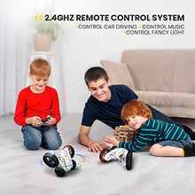 Load image into Gallery viewer, DEERC DE38 Remote Control car, 360° Double Sided, Flipping RC Stunt Car, LED Headlights, 4WD High-Speed Off-Road Toy, Great Gift for Boys and Girls, with 2 Rechargeable Batteries