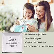 Load image into Gallery viewer, Ueerdand Gift for Mom from Daughter, Mother's Day, Christmas, Thanksgiving, Birthday Gift for Mother and Daughter Ceramic Ring Dish Decorative Jewelry Tray
