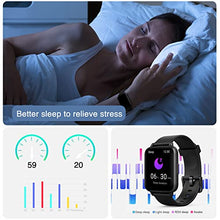 Load image into Gallery viewer, TouchElex Smart Watch 1.69''for Android Phones and iOS Compatible iPhone Samsung Men Women HD Screen Oxygen Pleasure Heart Rate Monitor IP68 Waterproof Smartwatch Fitness Tracker Fitness Watch