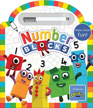 Load image into Gallery viewer, Numberblocks Wipe Clean (Numbers 1-5) - includes a FREE pen! Home learning resource for KS1 maths