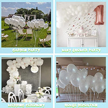Load image into Gallery viewer, 113 Pcs White Balloons Garland Arch Kit, 5''/10'' Latex Macaron Balloons Decoration Balloons with Arch Making Tools for Boys Girls Birthday Party Festival Wedding Anniversary Baby Shower Supplies