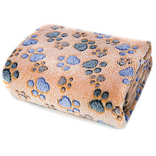 Load image into Gallery viewer, Allisandro® Premium Fluffy Durable Dog Blanket, Soft Warm and Washable Fleece Cat Puppy Throw for Small Medium Large Pet, Coffee 100 x 80cm