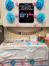 Load image into Gallery viewer, Funnlot Gender Reveal Boy or Girl Voting Game Gender Reveal Party Games 54pcs Gender Reveal Voting Game Stickers Boy or Girl Gender Reveal Guess Game Gender Reveal Party Supplies