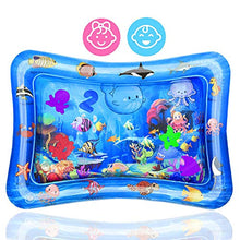 Load image into Gallery viewer, Wendergo Tummy Time Water Mat Inflatable Play Mat Perfect Sensory Toys for Baby Early Development Activity Centers Infants & Toddlers 3 6 9 Months Newborn Girls Boys