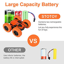 Load image into Gallery viewer, STOTOY Remote Control Car for Kids, 2.4GHz High Speed Rc Car, 360° Two Directions and Rotation Toy Car, Electric 4WD Racing Stunt Truck, Birthday Xmas Gift Toys for 3 4 5 6+ Year Old Boys (Orange)