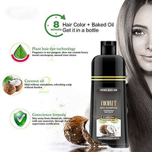 Load image into Gallery viewer, Black Hair Shampoo , 500ml Coconut Ginger Shampoo Fast Black Hair Hair Dye Coloring Nourishing Shampoo