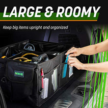 Load image into Gallery viewer, Drive Auto Car Boot Organiser – Robust, Collapsible, Multi-Compartment Car Trunk Organizer Box w/ Adjustable Straps & Handles - Essential Car Accessories